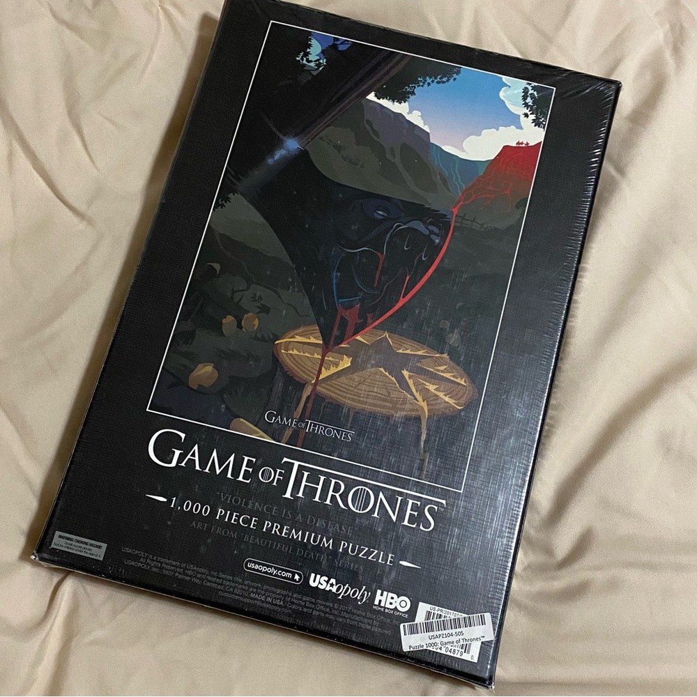 NEW Sealed Game of Thrones 1000 Piece Premium Puzzle Beautiful Death Series